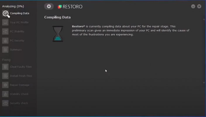 restoro system optimizer screenshot